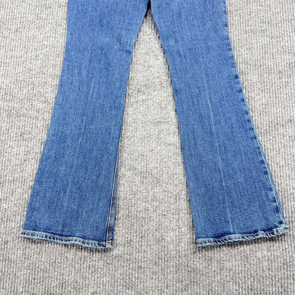 Old Navy Extra High-Rise Flare Jeans Womens 2 Blue Medium Wash Stretch Denim - Picture 7 of 12